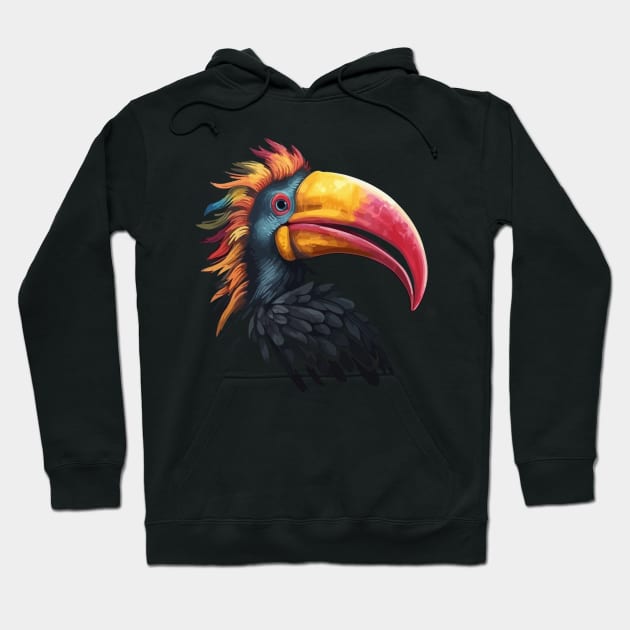 Hornbill Smiling Hoodie by JH Mart